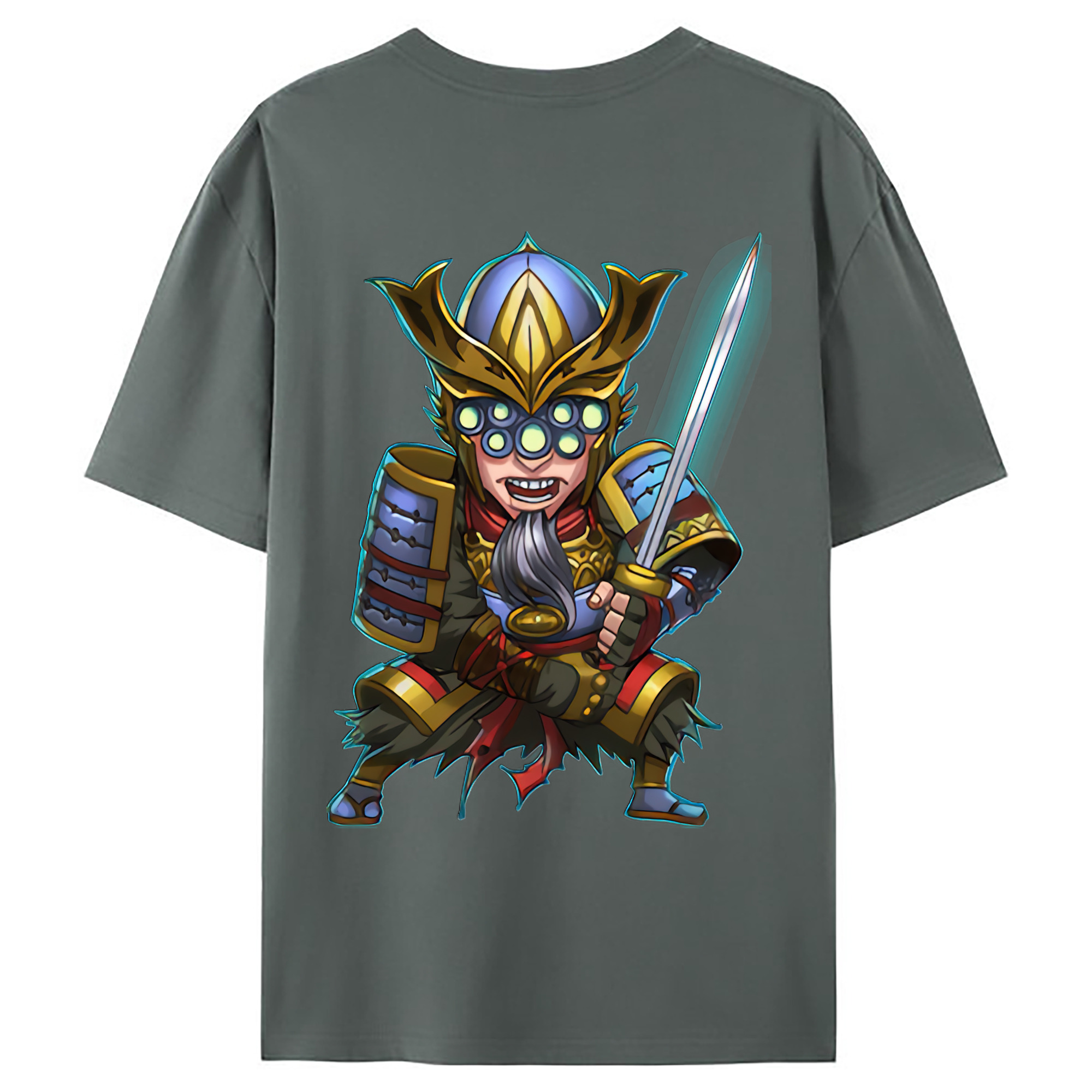 （画像用） リーグ・オブ・レジェンド League of Legends LOL 綿100％ メンズ半袖Tシャツ（バックプリント） 通気性